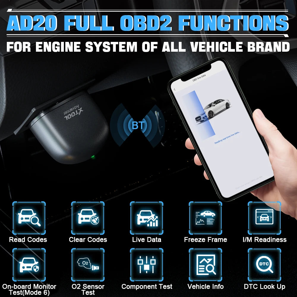 XTOOL Advancer AD20 OBD2 Scanner – SwissGlanzGarage Ansicht 3