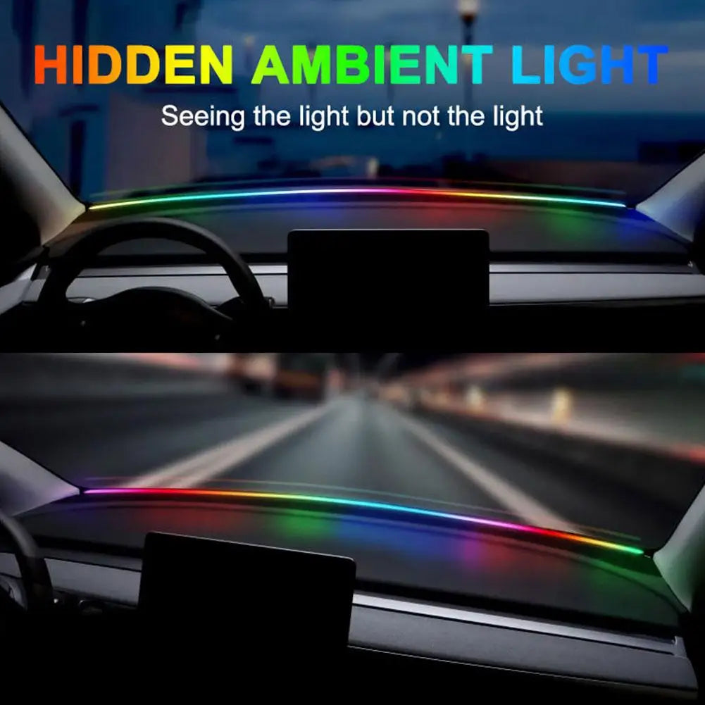 Auto Innen Dekorative Lampen Streifen RGB Auto Innen Umgebungs LED