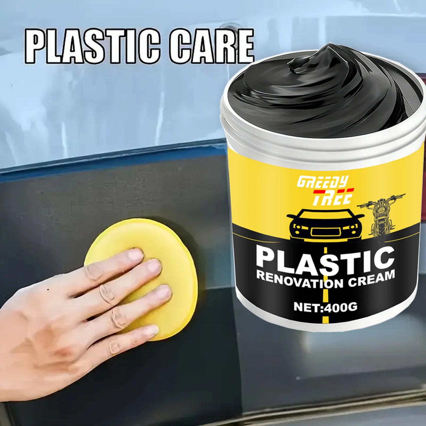Kunststoff-Renovierungspaste 400g – SwissGlanzGarage Ansicht 2
