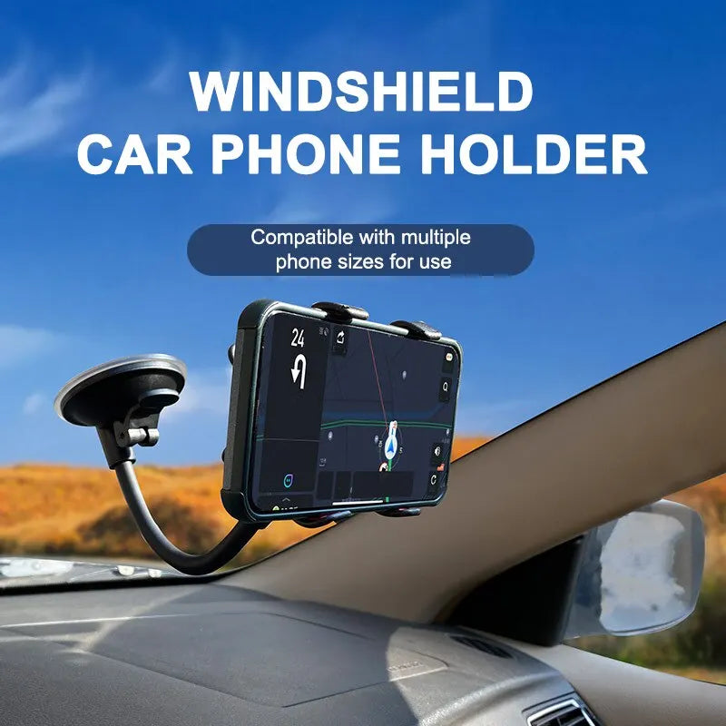 Auto-Handy-Halterung, universell, um 360° drehbar, Armaturenbrett, Saugnapfhalterung, GPS-Windschutzscheibenständer, ...