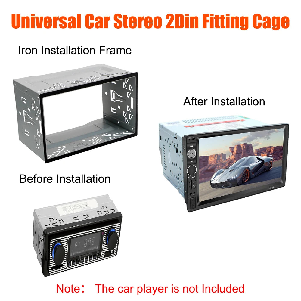 2-DIN Montage-Fascia Set – SwissGlanzGarage Ansicht 3