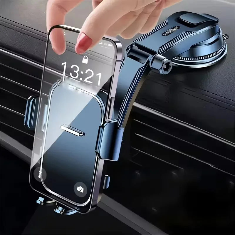 1/2-teiliges Set Auto-Saugnapf-Handyhalterung, Wasserfall-Stil Klebende Autohalterung mit automatischer Verriegelung,...