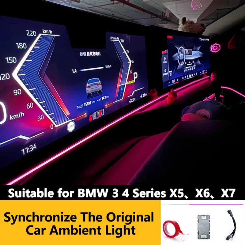 LED Ambientebeleuchtung für BMW 2/3/4/7 Serie – SwissGlanzGarage Ansicht 2