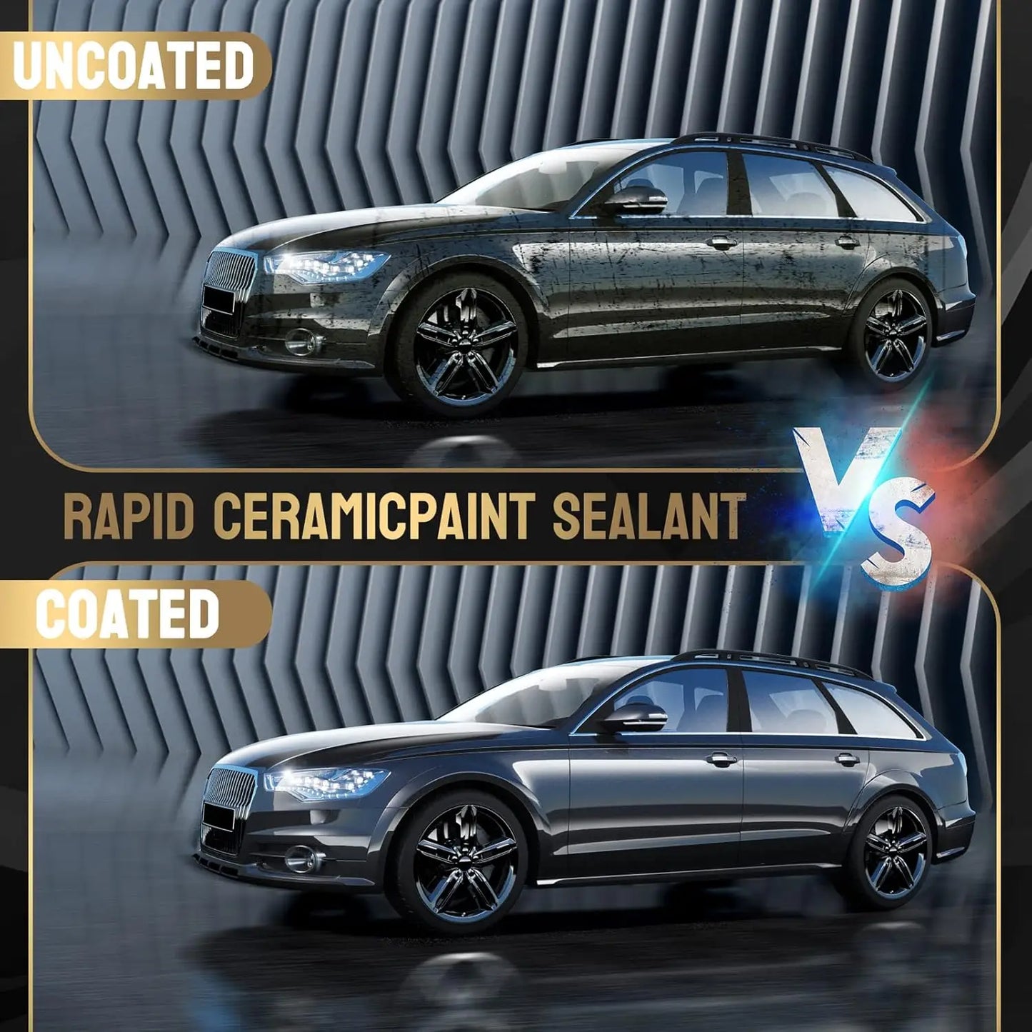 12-Stunden-Graphen-Keramikbeschichtung für Autos (70 ml), 10+ Jahre lang anhaltender Schutz, ultrahochglänzend, extre...