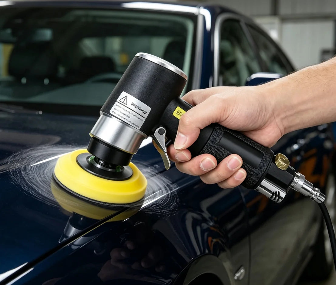 Orbit Air Sander Mini pneumatisches 1"/2"/3" Schleifmaschinen-Set zum Autopolier
