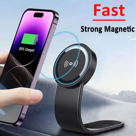 Magnetischer Autotelefon halter kabelloses Ladegerät Auto Schnell