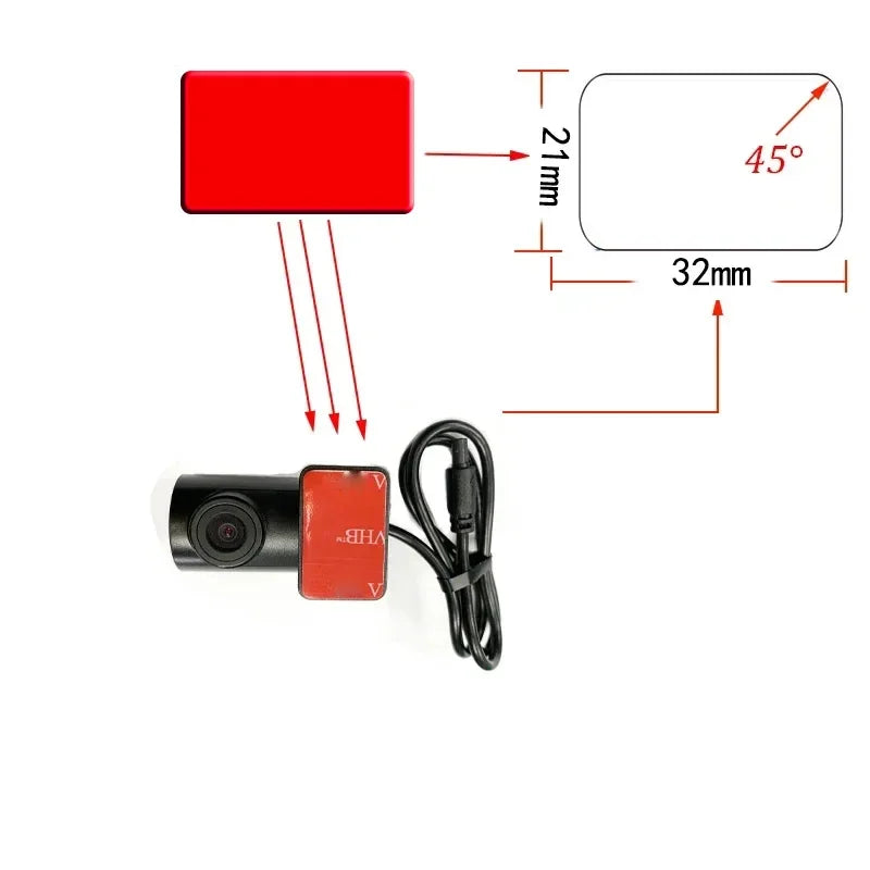 Halterung für 70mai Dash Cam A810 A800S – SwissGlanzGarage Ansicht 4