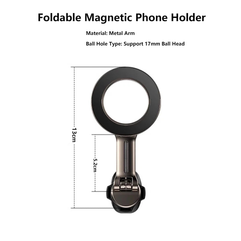 Universal Handyhalterung mit 17mm Kugel – faltbar – SwissGlanzGarage Ansicht 3