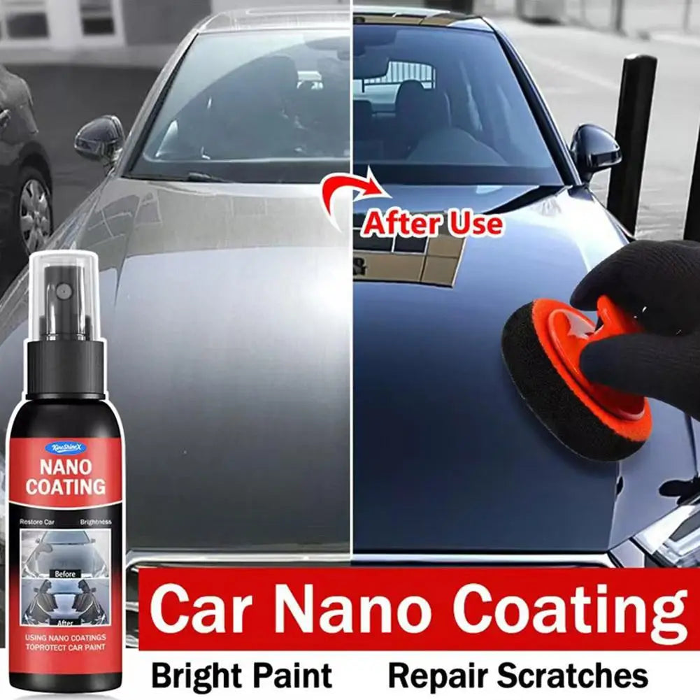 Auto Nano-Keramikbeschichtungs-Set - Universelle Professionelle Autopflege, Hochglanz-Lackschutz, Langanhaltender Glanz