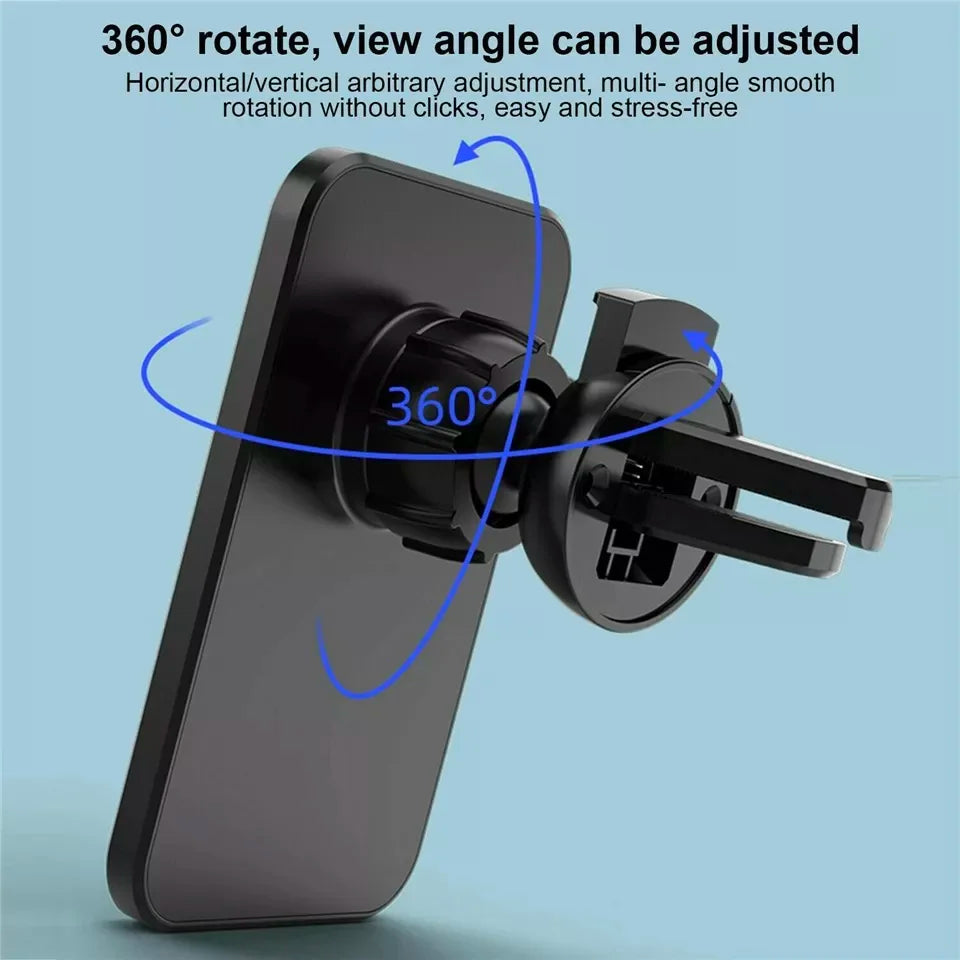 Drahtloses Ladegerät, magnetischer Autotelefonhalter für iPhone 14 13 Pro Max 12, Telefonzubehör, 30 W, Schnelllade-I...