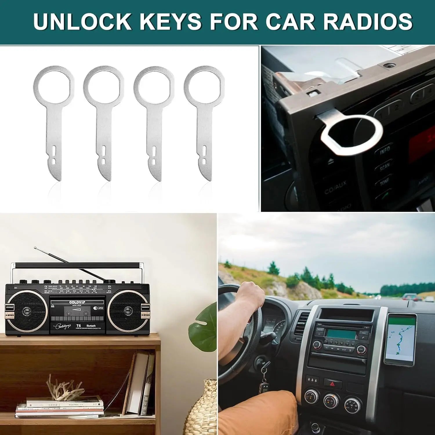 Radio Stereo Abzieher Set – SwissGlanzGarage Ansicht 2