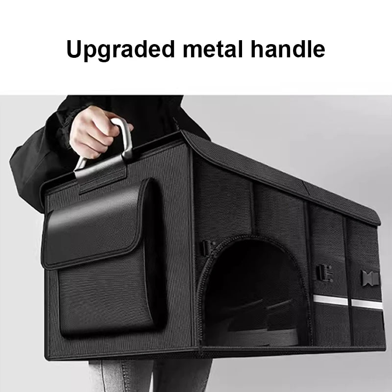 Auto-Rücksitz-Organizer Oxford-Stoff – faltbar – SwissGlanzGarage Ansicht 3