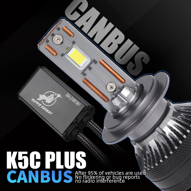 DAWN KNIGHT 140W H7 H11 H1 H4 LED Scheinwerfer – SwissGlanzGarage Ansicht 4