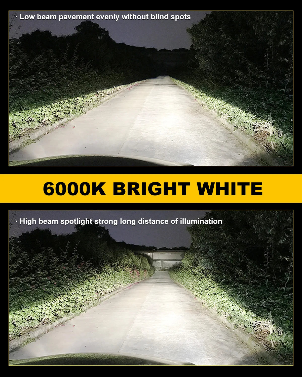 D1S D3S LED Scheinwerfer-Birnen Set 6000K – mit kabellosem – SwissGlanzGarage Ansicht 3