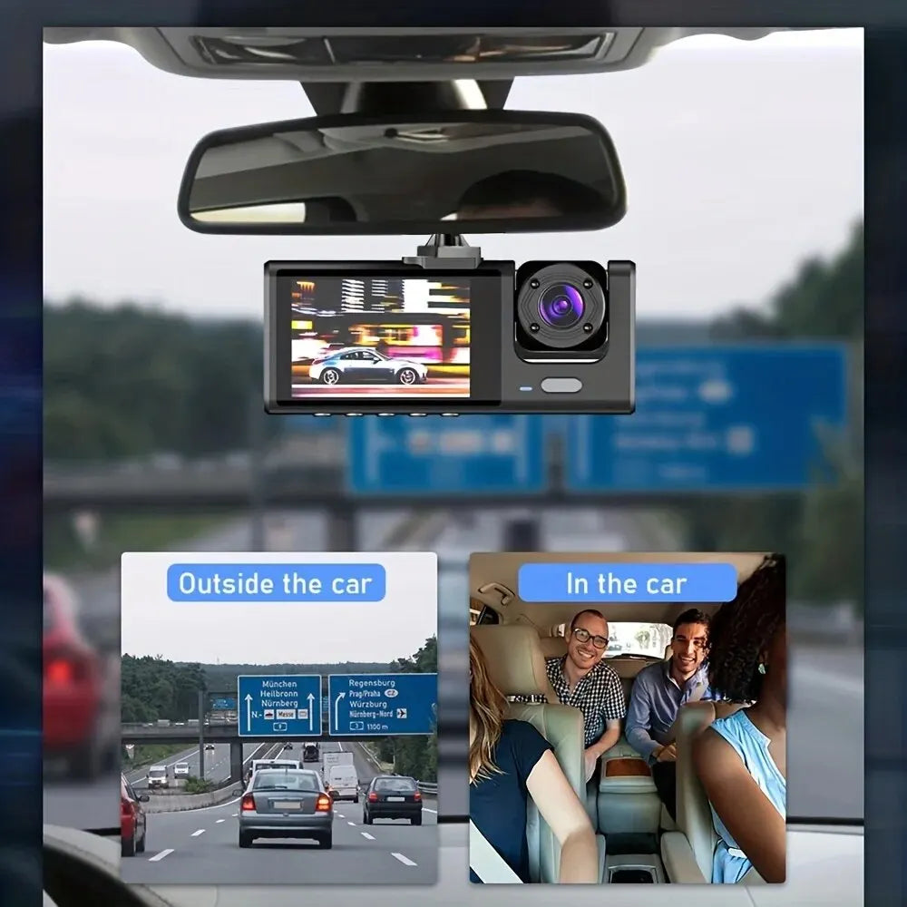 1080P Dashcam mit IR Nachtsicht 3 Kameras – SwissGlanzGarage Ansicht 6