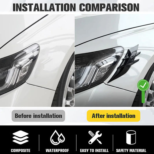 Universal Auto-Lampe-Eyebrow-Schutzfolie – SwissGlanzGarage Ansicht 2