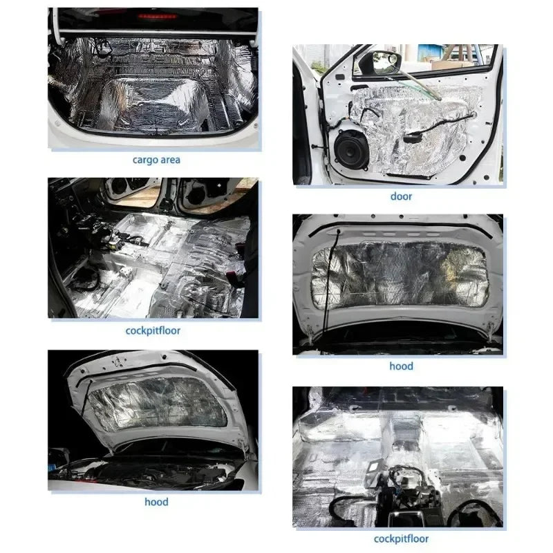 Feuerfeste Wärme- und Schallisoliermatte 200x50cm – SwissGlanzGarage Ansicht 3