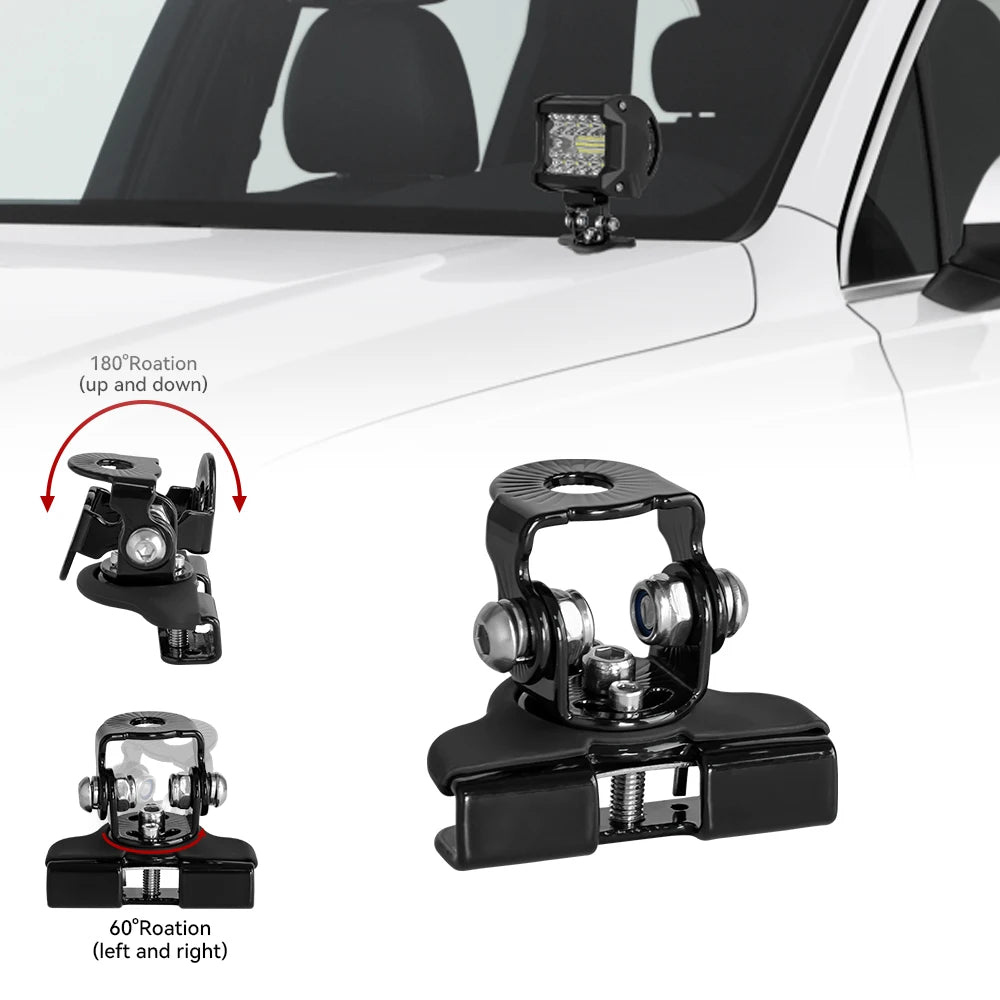 LED Scheinwerfer Halterung Set – SwissGlanzGarage Ansicht 3