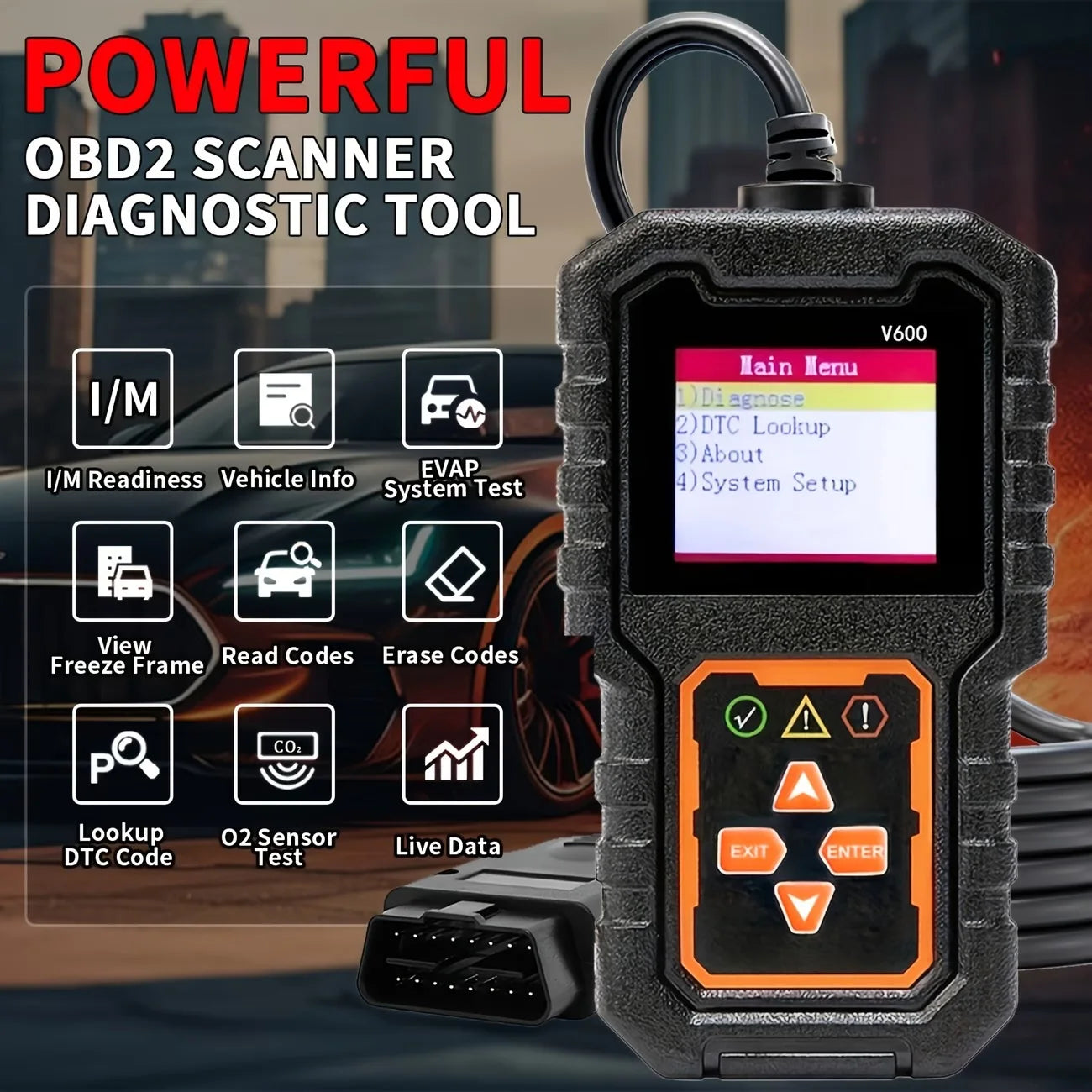 V600 OBD2 Diagnosescanner – SwissGlanzGarage Ansicht 3