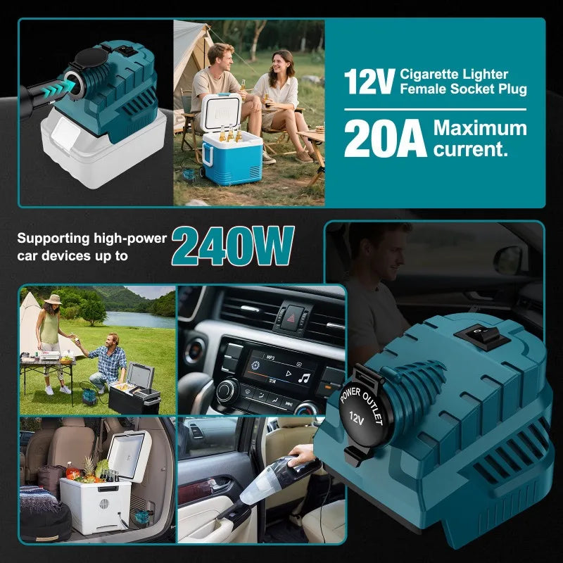 USB-Ladeadapter für Makita 18V Akkus – SwissGlanzGarage Ansicht 3