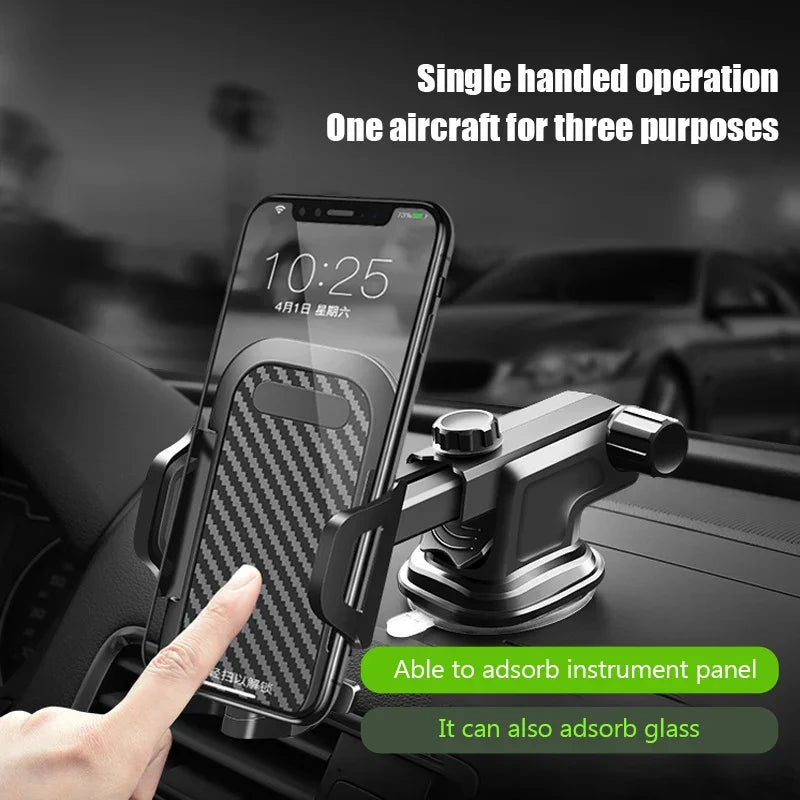 Universal Auto Telefon Halter Windschutzscheibe Dashboard Saugnapf Halterung 360-Grad-Drehung Auto Smartphone Sucker ...