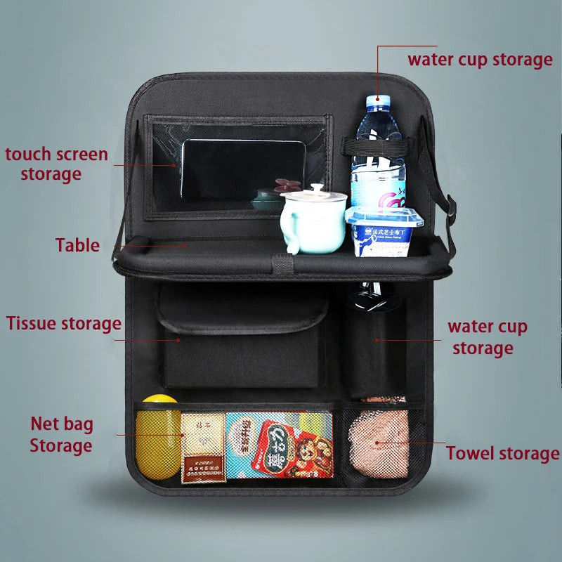 Auto Rücksitz Organizer mit Tablet Halter Autos itz Schutz matte mit