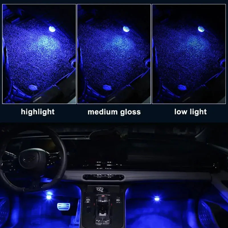 Kabellose LED Innenraum-Beleuchtung mit Fernbedienung – SwissGlanzGarage Ansicht 3
