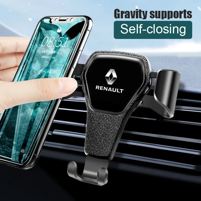 Auto-Schwerkraft-Handyhalterung Lüftungsclip-Halterung für Renault Clio Sandero Captur Megane R5 4 E-tech Scenic Aust...