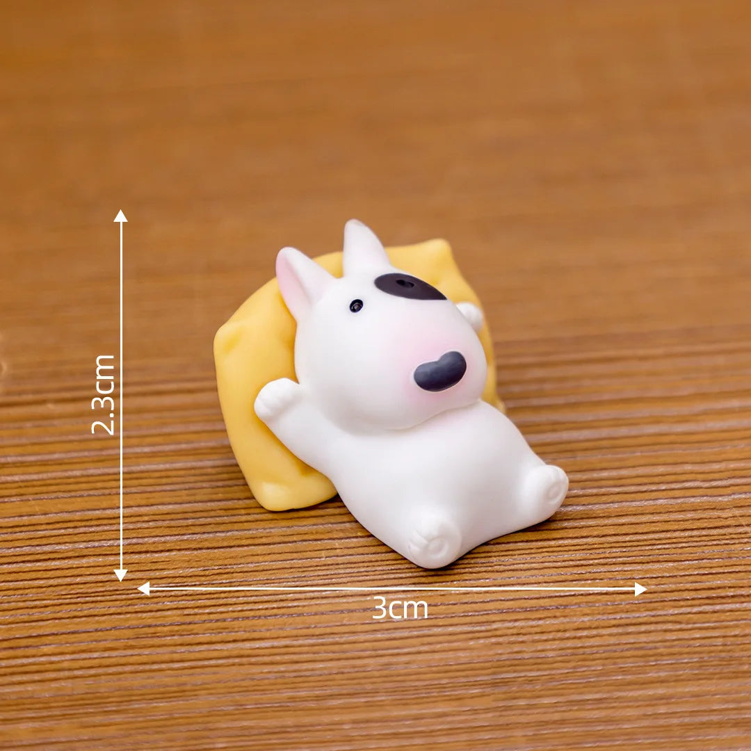 Bull Terrier Armaturenbrett Figurine – SwissGlanzGarage Ansicht 4