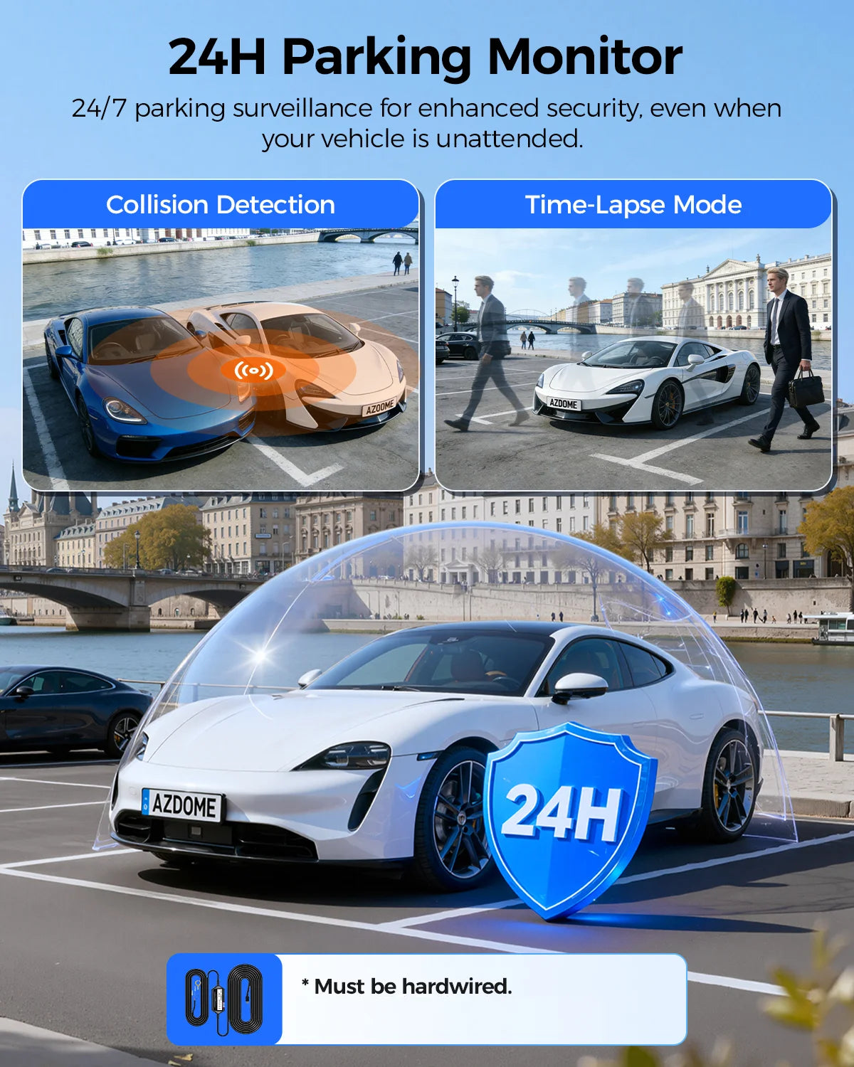 AZDOME M550 Pro Dashcam 4K – SwissGlanzGarage Ansicht 6