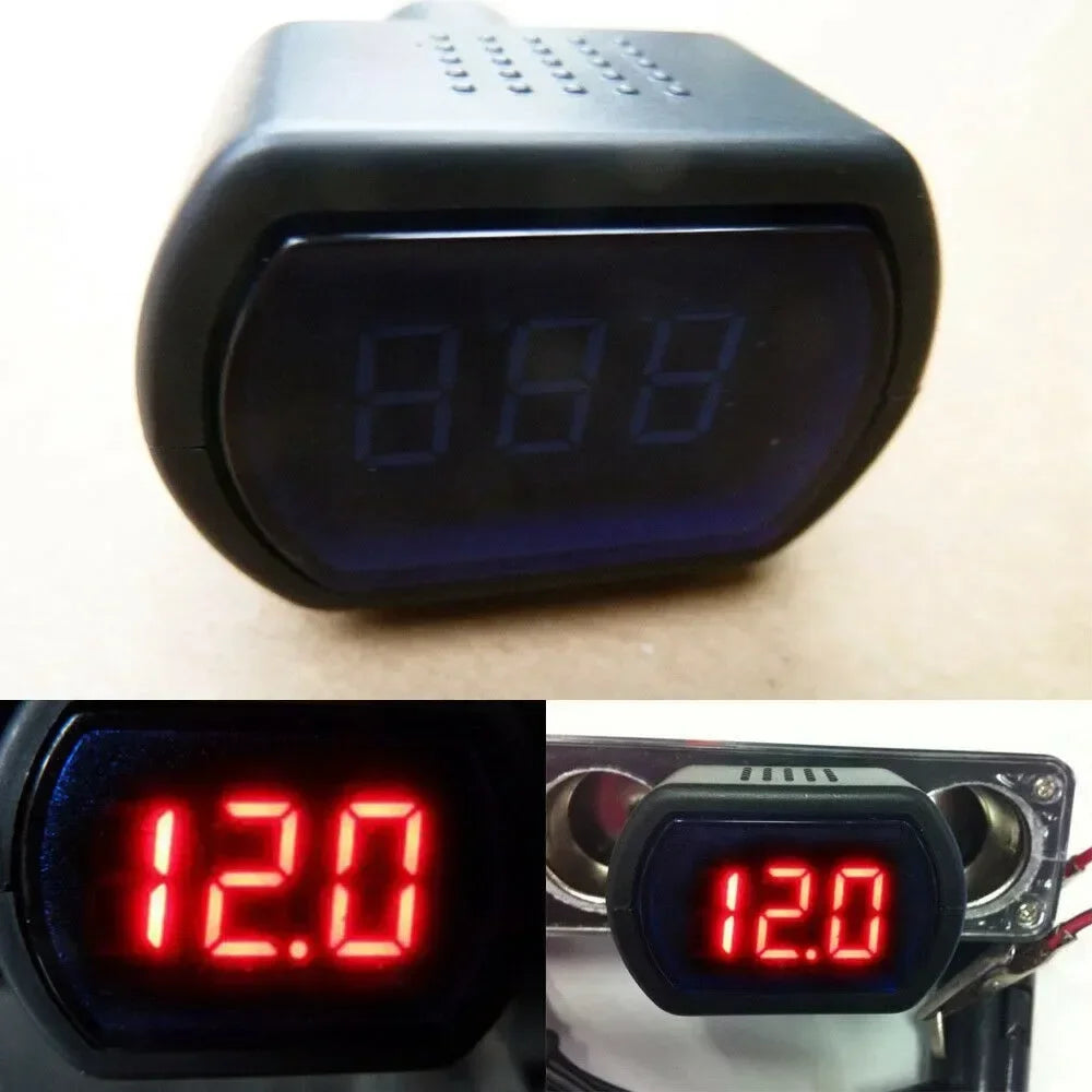 Digital LED Auto Volt Messgerät 12V 24V – SwissGlanzGarage Ansicht 4