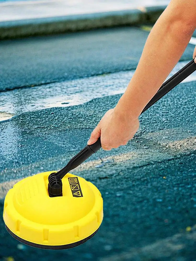 Pressure Washer Brush Power Washer Scrubber with Handle Rotary Surface Cleaner Multi-purpose Household Clean Tool for Ca