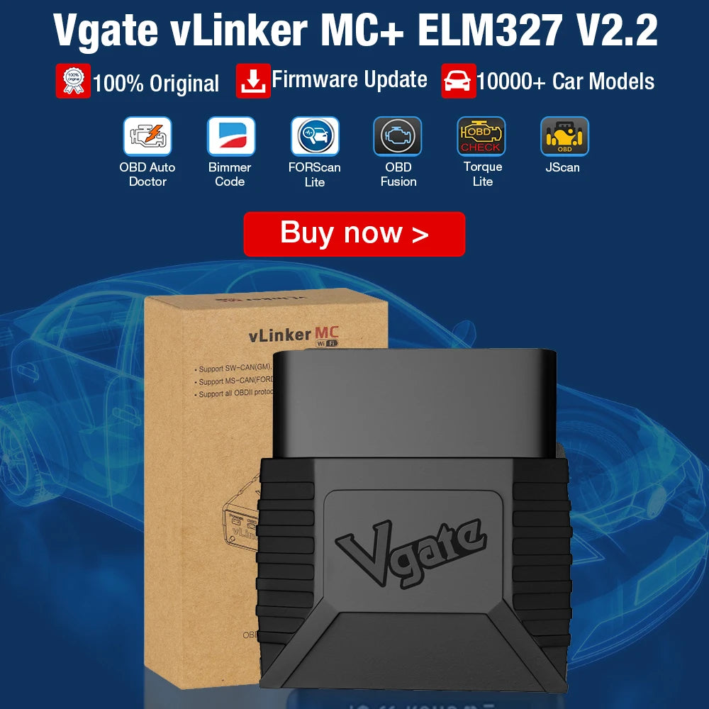 Vgate VLinker MC+ OBD2 Diagnosetool – SwissGlanzGarage Ansicht 2