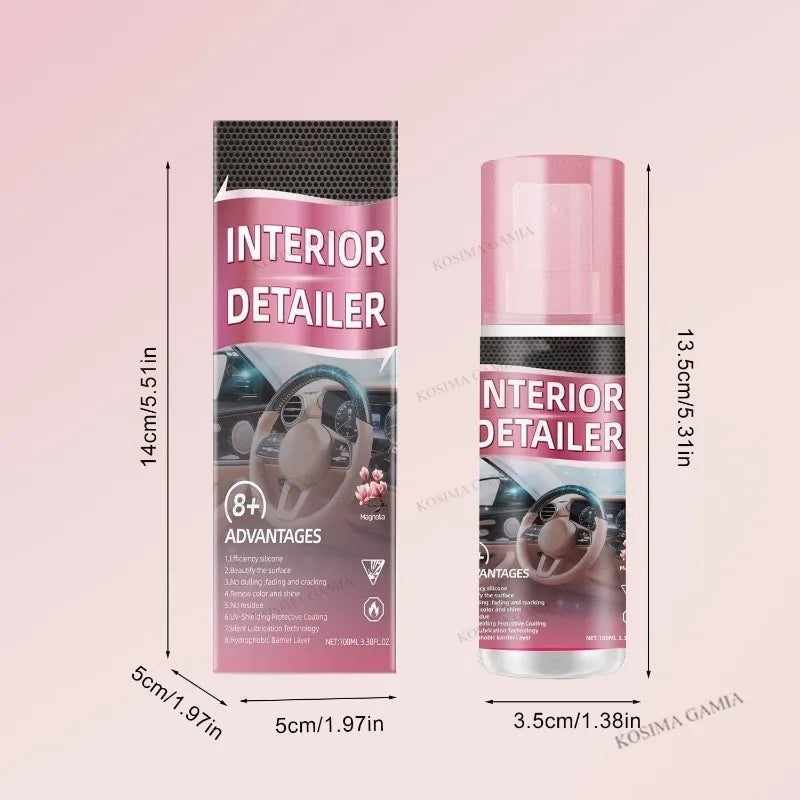 Auto-Innenraumpolitur 100ml Innenraumreiniger-Spray Schützender