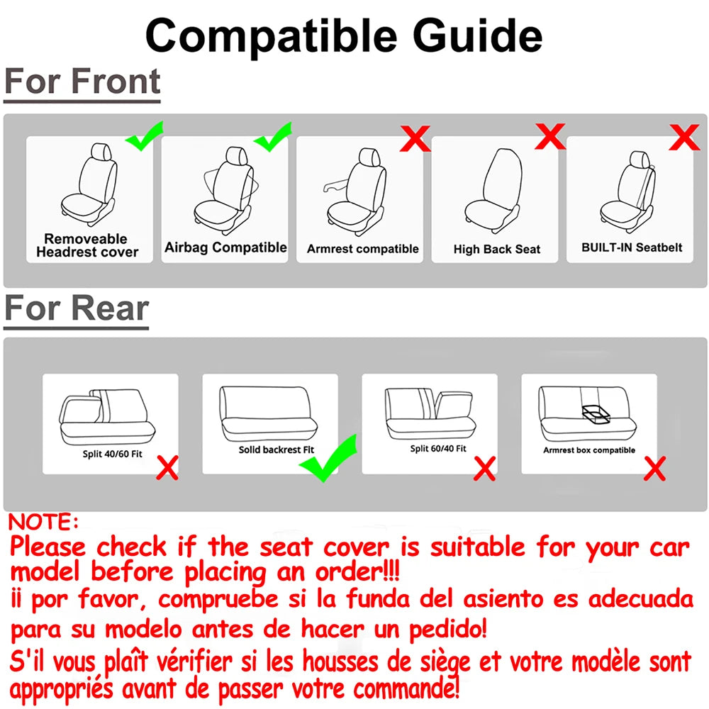 Auto-Sitzbezug Universal Passform – SwissGlanzGarage Ansicht 4