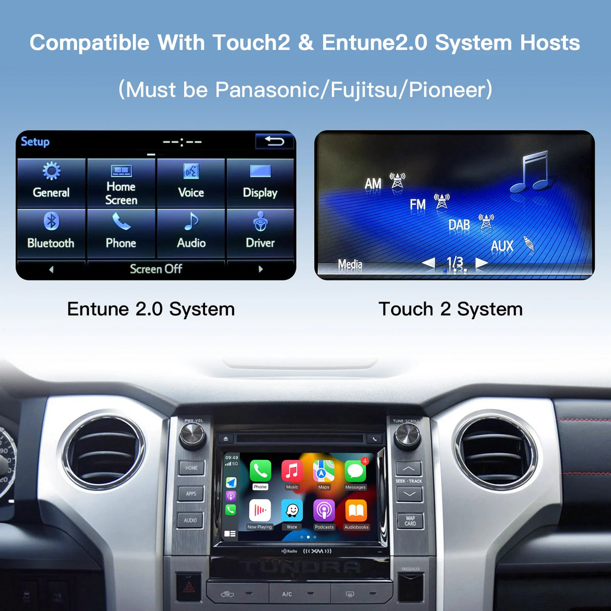 CARABC Kabellos CarPlay Adapter für TOYOTA – SwissGlanzGarage Ansicht 4