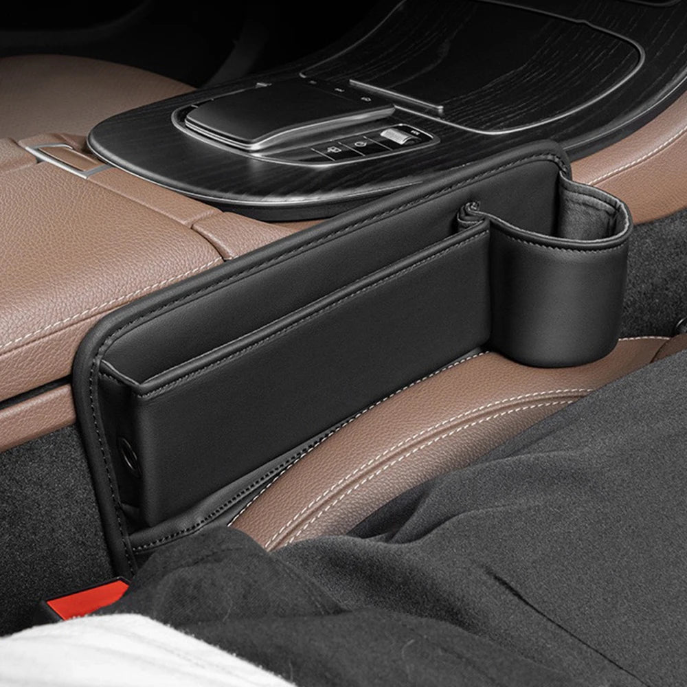 Auto Sitzspalt-Organizer mit Becherhalter – SwissGlanzGarage Ansicht 5