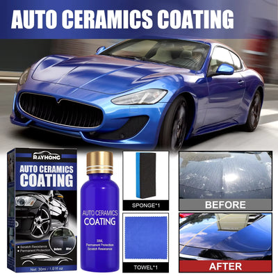 30ML 9H Autopolitur Auto Flüssigkeramikbeschichtung Superhydrophobes Glasbeschic