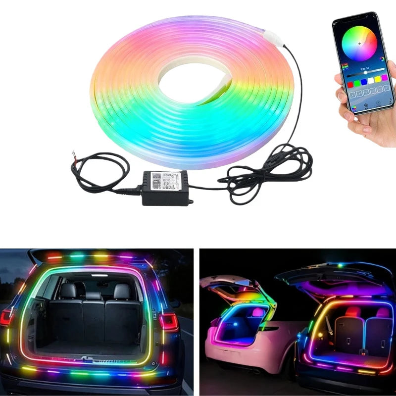 4M Auto-Kofferraum LED-Ambientebeleuchtung Flexibler