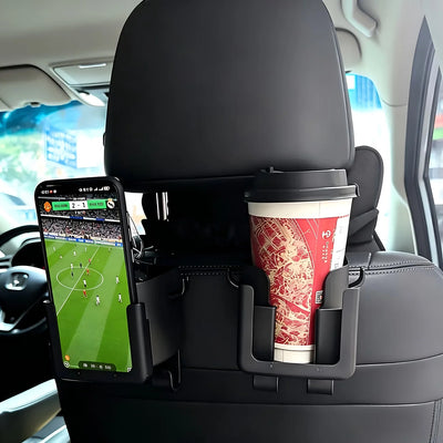 2er-Pack Auto-Rücksitz-Organizer, Getränkehalter & Haken, Telefonhalterung, Rücksitz-Aufbewahrung für Wasserbecher & ...