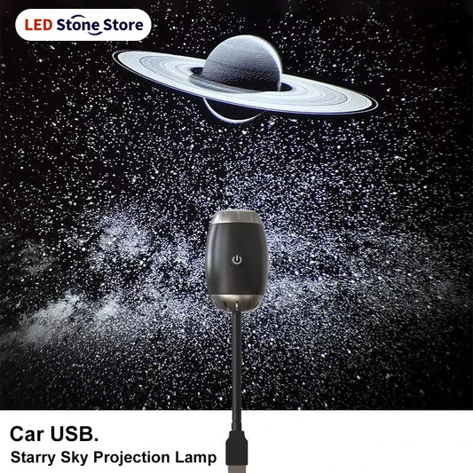 USB Auto-Ambiente-Projektor-Licht Auto-Innenraum-Ambientebeleuchtung