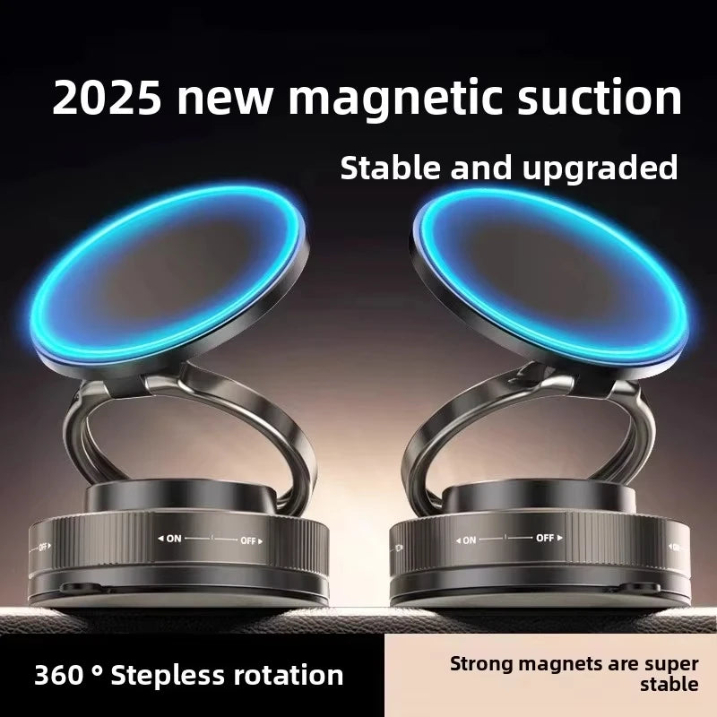 Magnetischer Handyhalter für Auto, 360° ° Drehbare, faltbare und verstellbare magnetische Autohalterung, kompatibel m...