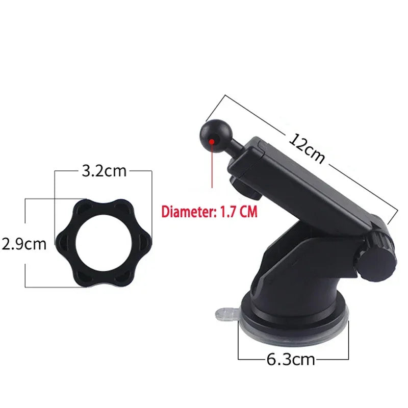 17mm Auto Telefon Halter Zubehör Saugnapf Auto Handy Ständer Kugelkopf Basis für Auto Windschutzscheibe Dashboard Tel...