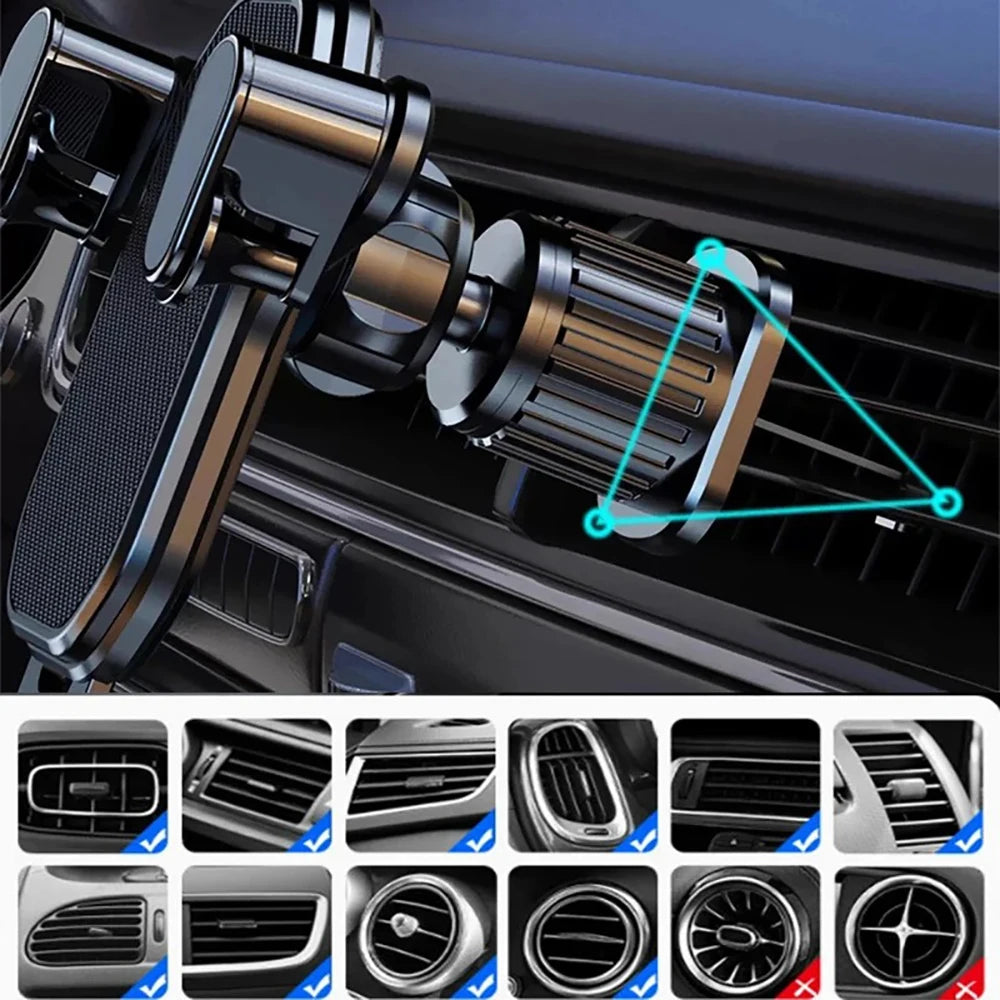 Universal Auto Air Vent Handyhalter Schwerkraft Clip Halterung 360° ° Rotation verstellbare Halterung für iPhone Sams...