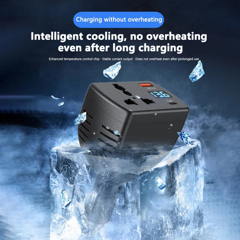 200W Mini Auto Ladegerät USB-C PD Schnelllader 150 W – SwissGlanzGarage Ansicht 3
