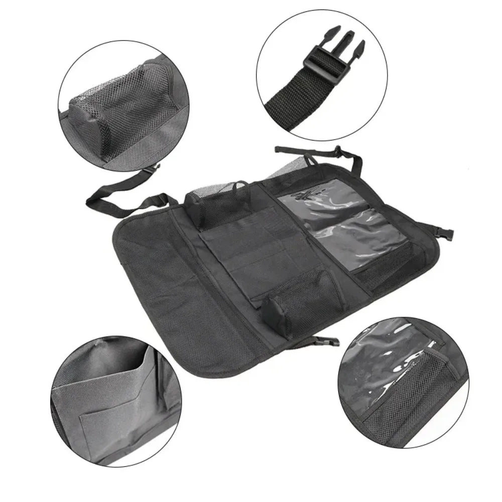 Autositz-Organizer, 9 Aufbewahrungstaschen mit Touchscreen, Tablet-Halter, Schutz für Kinder, Kinder, Autozubehör