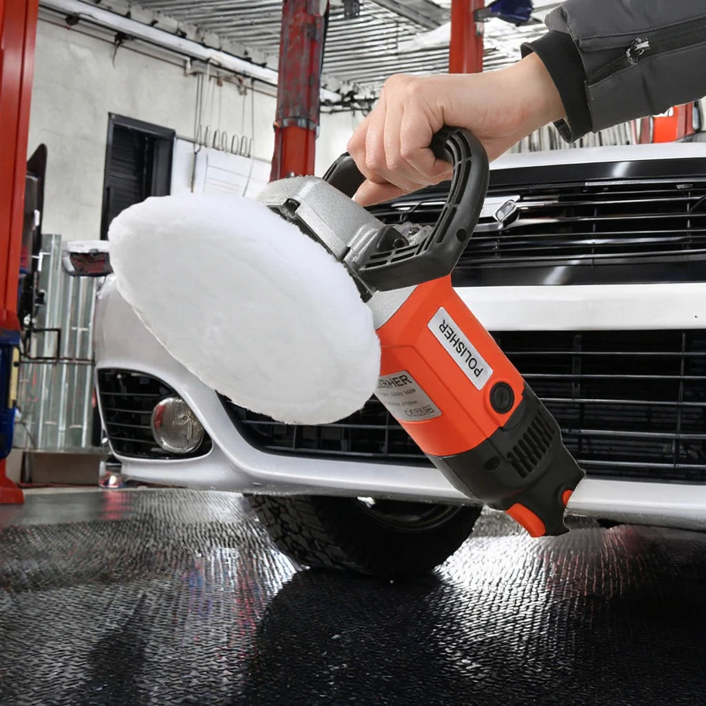 1400W Einstellbarer Industrieller Rotations-Elektro-Exzenterpolierer Multifunktionaler Autowachs-Polierer für Autos B...