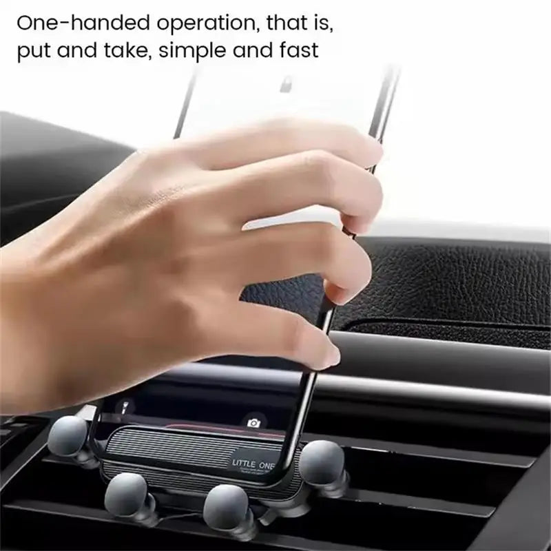 Schwerkraft Auto Telefon Halter Air Vent Clip Halterung Mobile Handy Stehen Im Auto GPS Unterstützung Für iPhone 17/1...