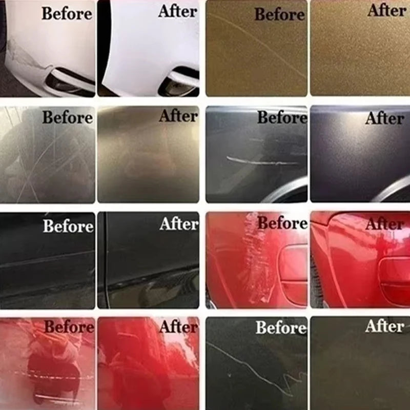 Car Scratch Remover Car Polishing Paste with Sponge, Car Body Paint Care Kit Paint Repair Spray Paint for Car and Mot...