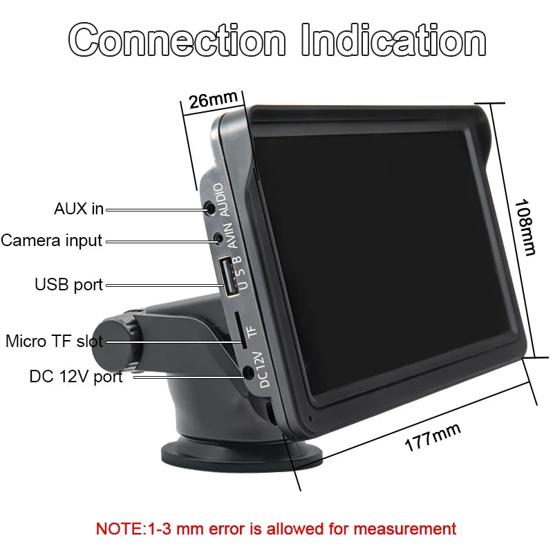 Hippcron 7 Zoll CarPlay Multimedia-Player – SwissGlanzGarage Ansicht 6